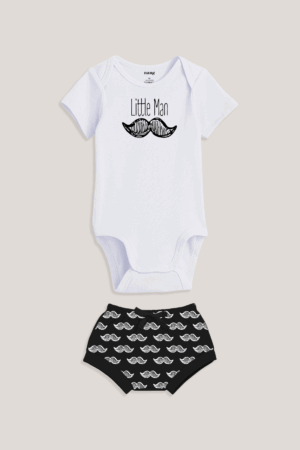 Conjunto de Body para Bebê - Curto Masculino - Litlle Man