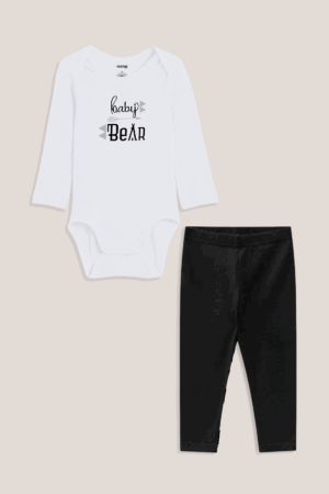 Conjunto de Body para Bebê - Longo Masculino - Baby Bear